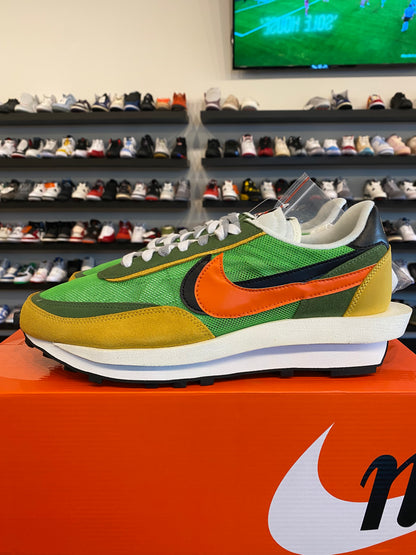 Nike Sacai Waffle LD Green Gusto Size 12 Brand New