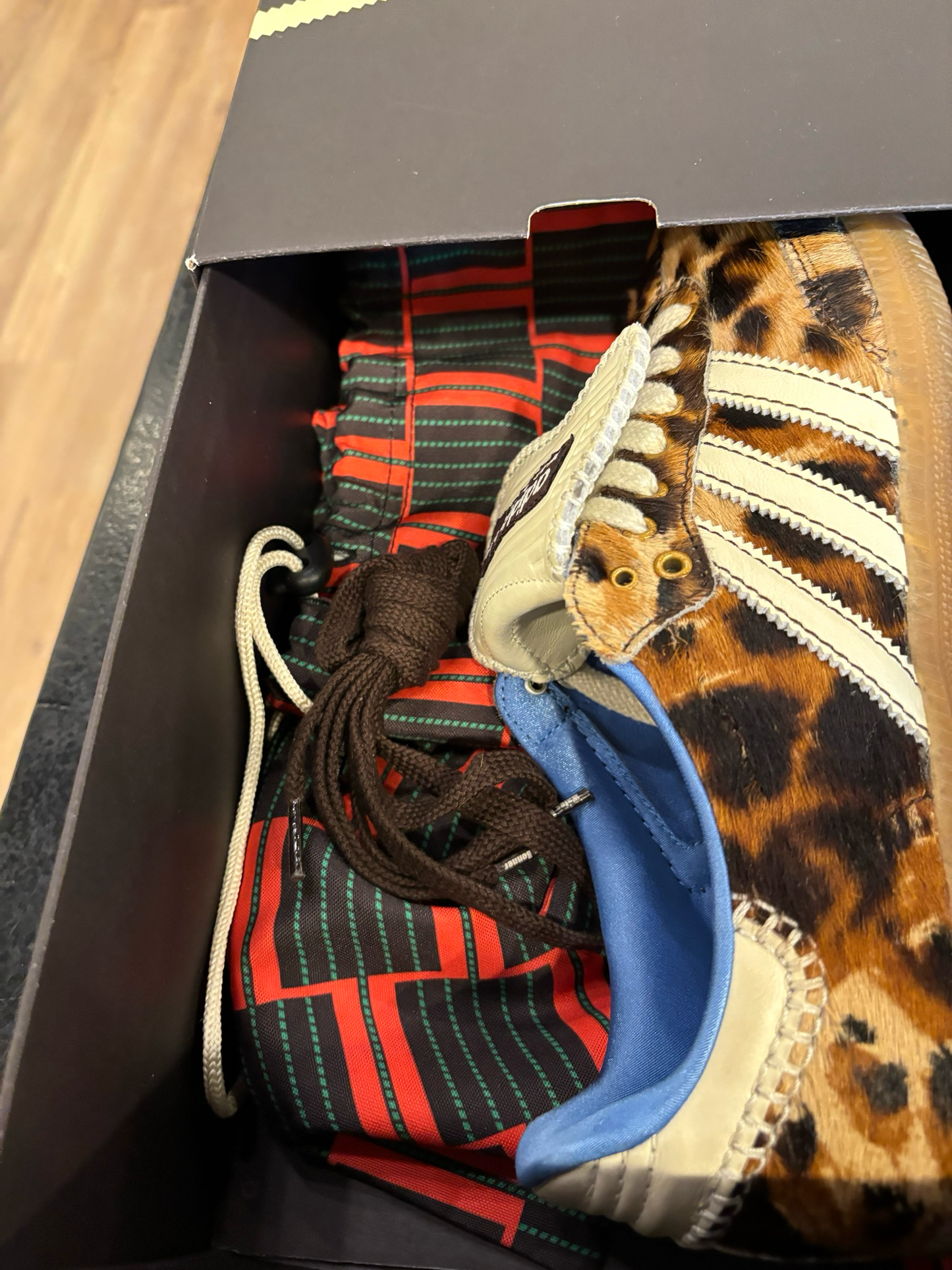 Adidas Wales Bonner Samba Leopard Size 9.5 Pre-Owned