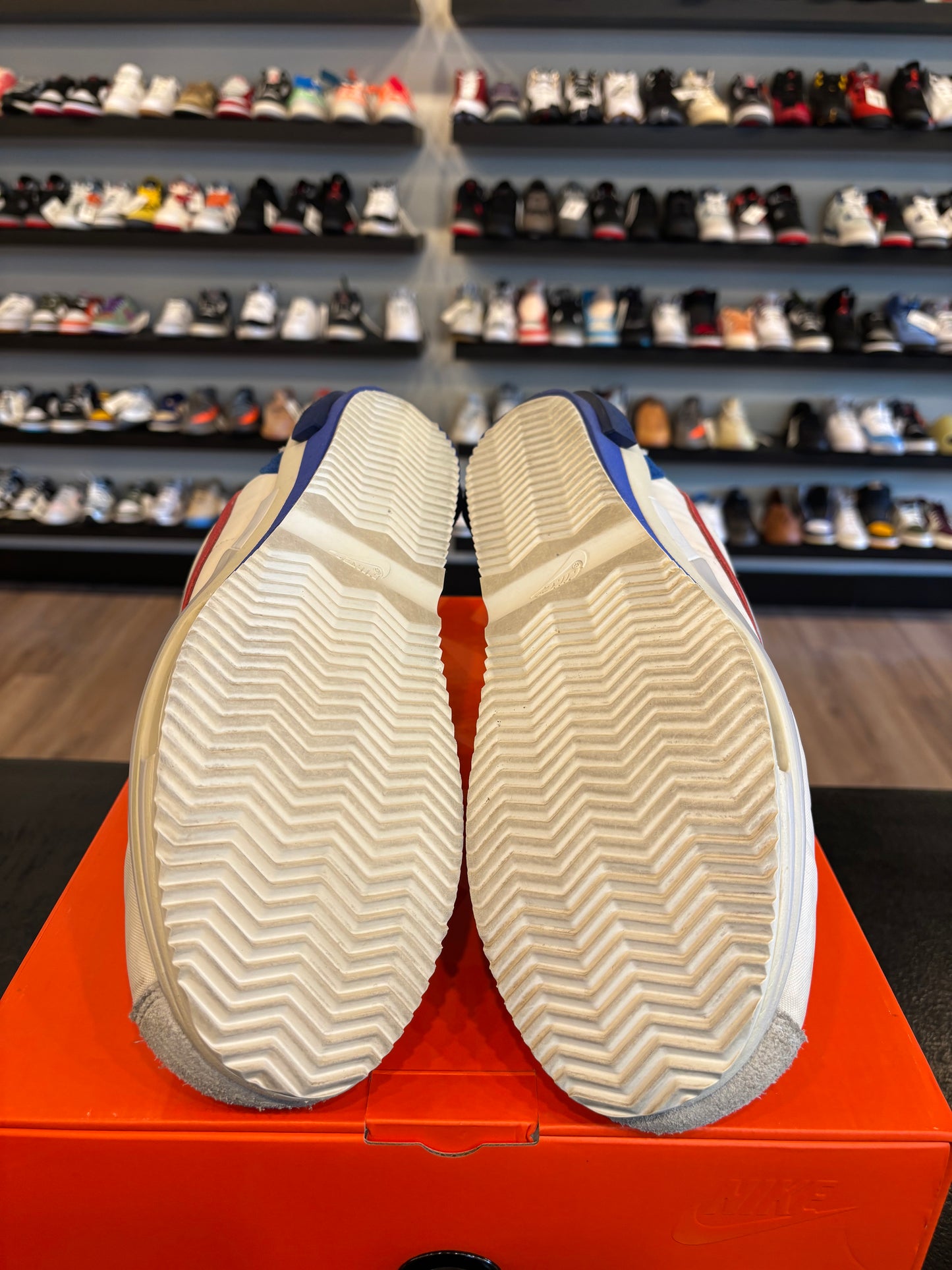 Nike Zoom Cortez Sacai White Red Size 12.5 Pre-Owned