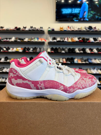 Jordan 11 Low Pink Snake Size 9 (10.5W) Pre-Owned (No Box)