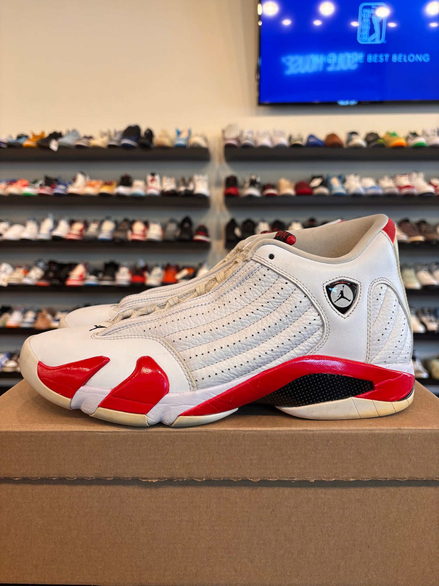 Jordan 14 Cherry Size 11.5 Pre-Owned (No Box)