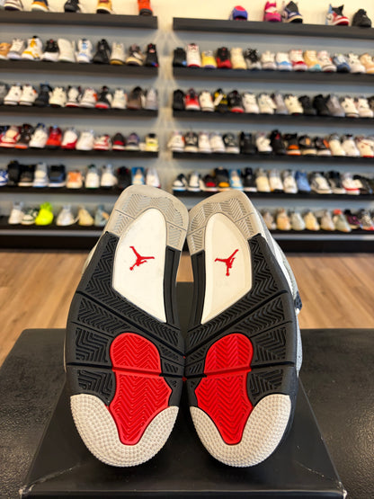 Jordan 4 White Cement 2025 Size 7Y (8.5W) Pre-Owned