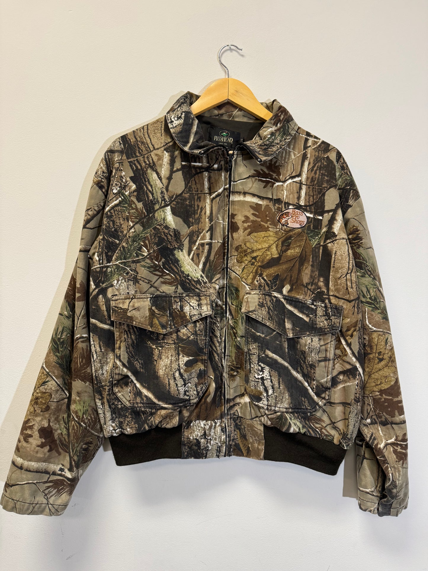 Bass Pro Camo Jacket Size Large Vintage