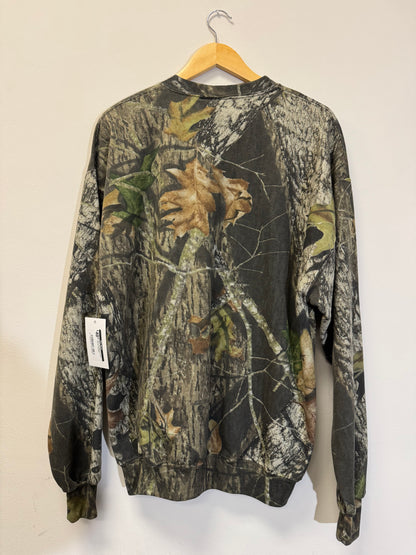 Camo Jerzees Crewneck Size XL Vintage
