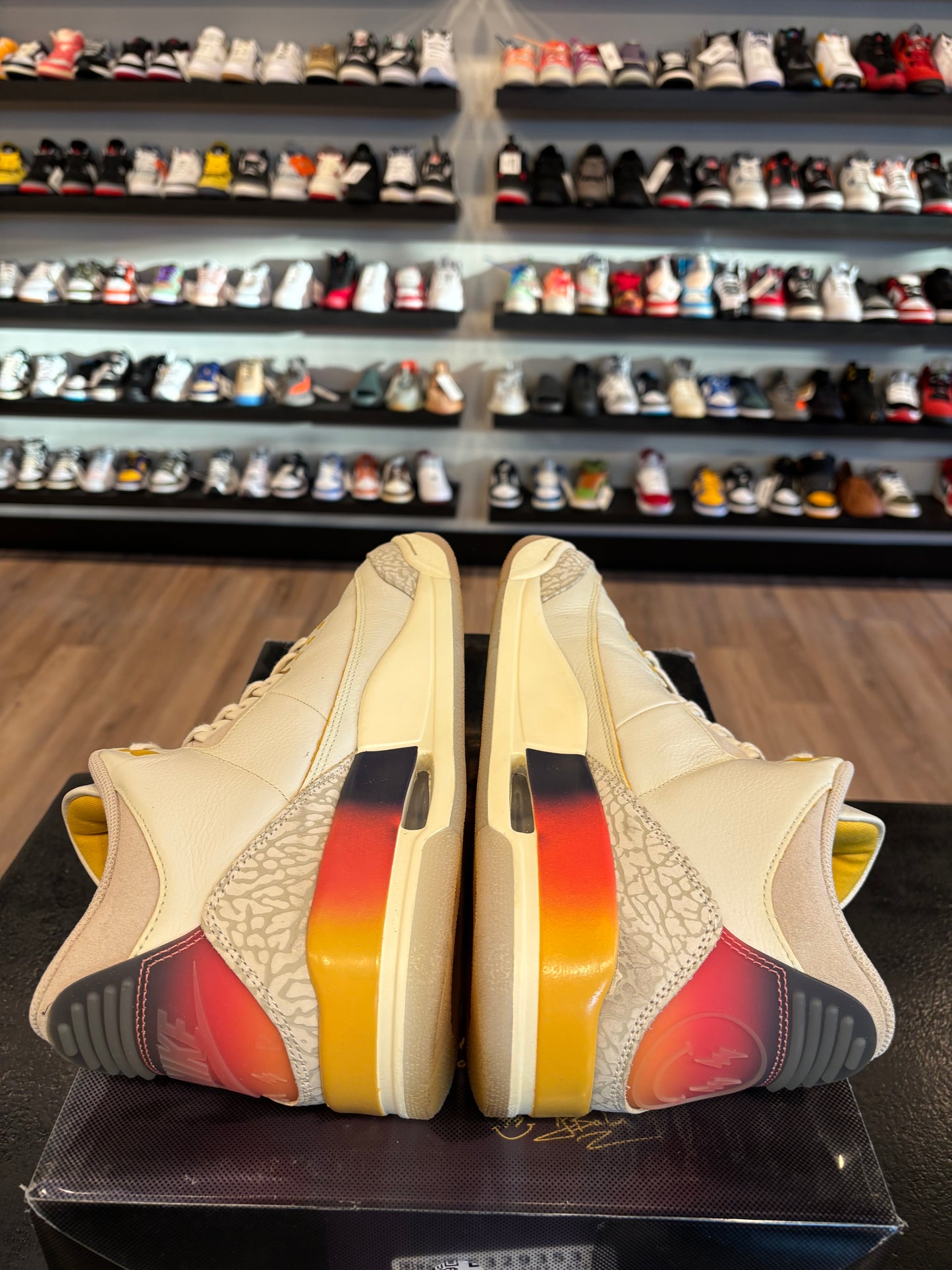 Jordan 3 J Balvin Sunset Size 13 Pre-Owned
