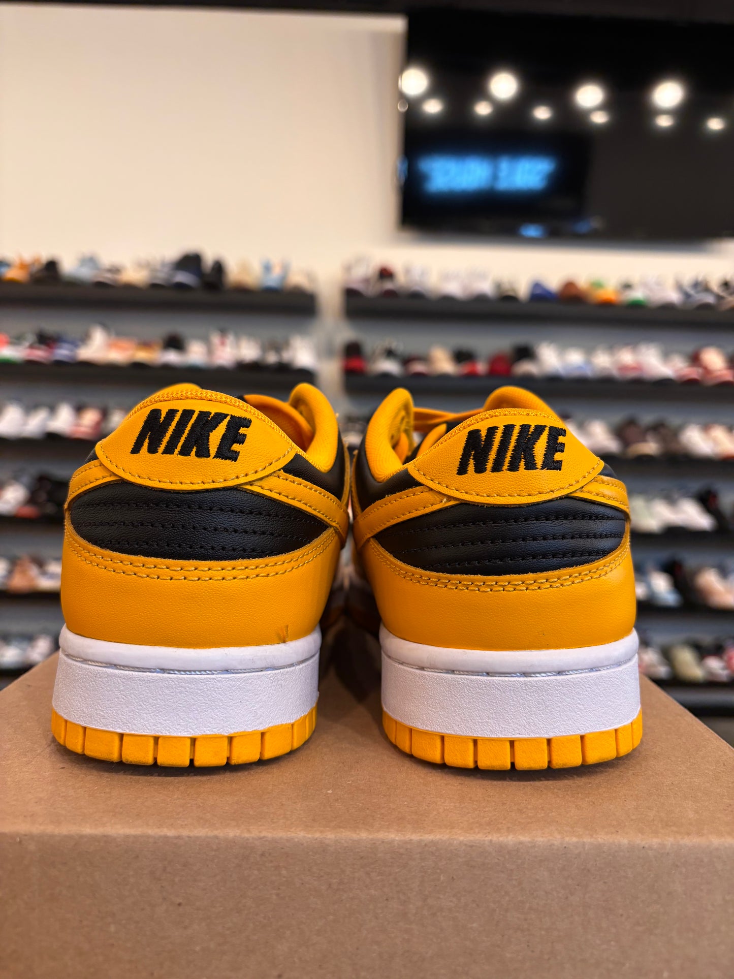 Nike Dunk Low Golden Rod Size 9 Pre-Owned (No Box)