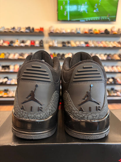 Jordan 3 Black Cat 2025 Size 12 Pre-Owned