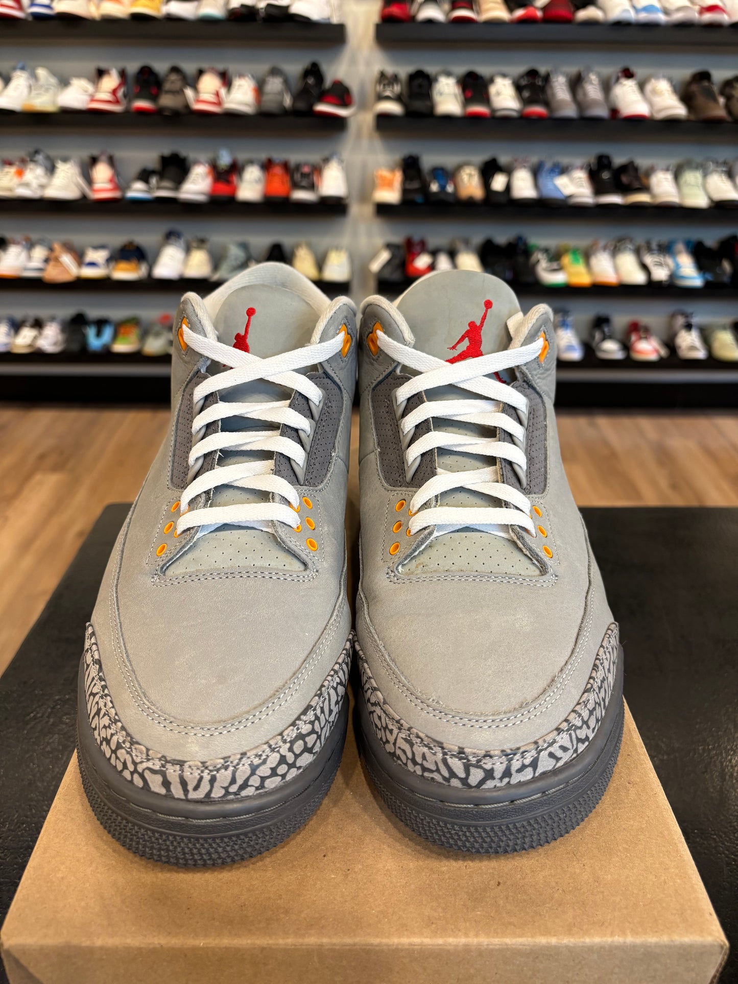 Jordan 3 Cool Grey Size 12 Pre-Owned (No Box)