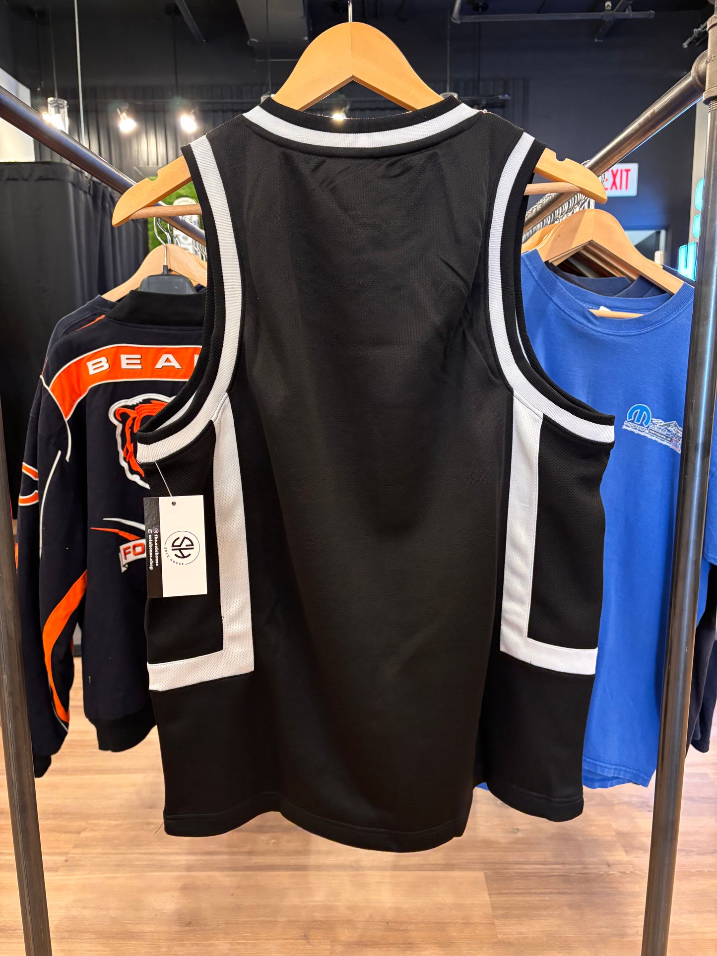 OVO Basketball Jersey Black White Size Large Brand New