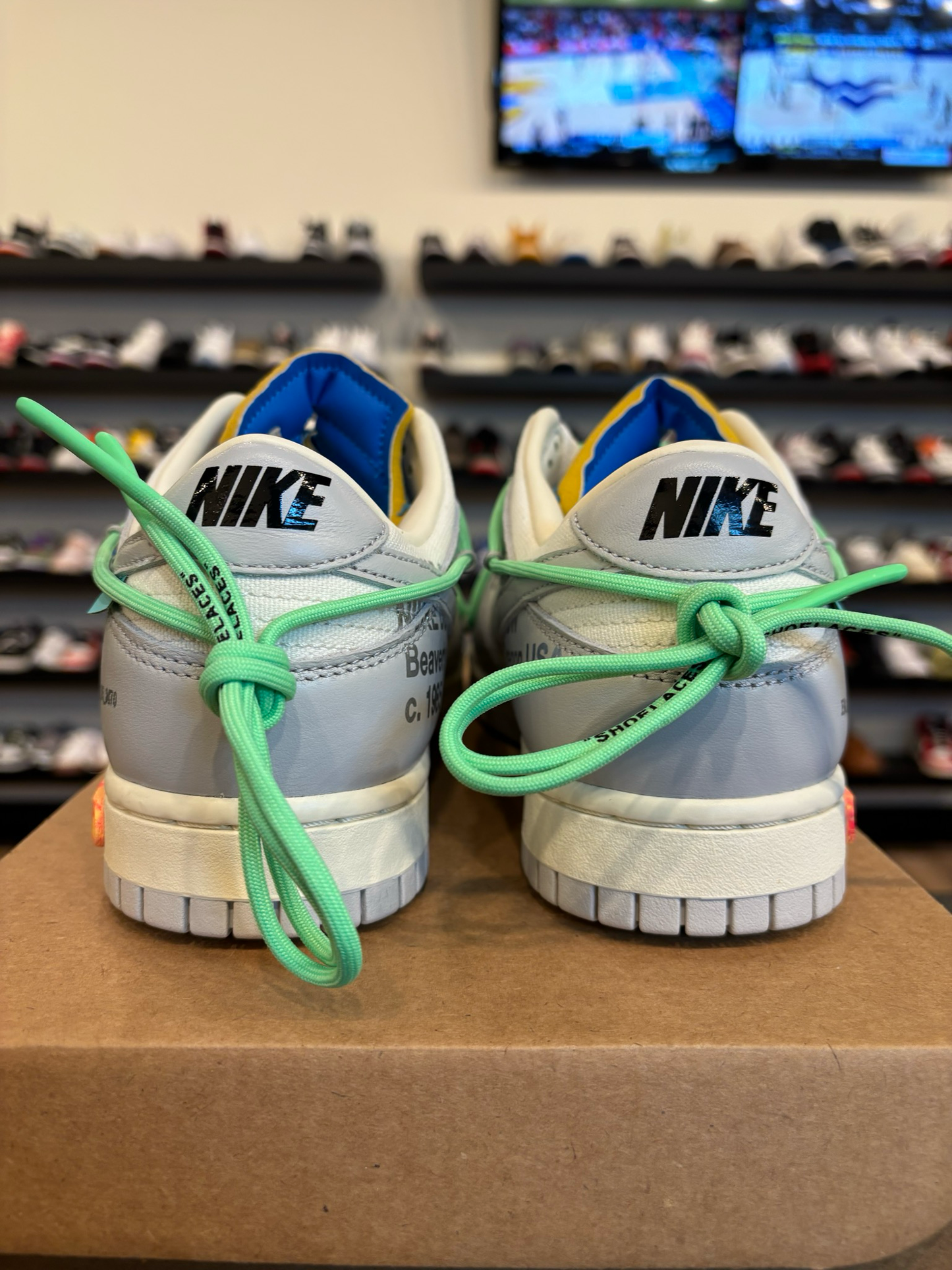 Nike Off-White Dunk Low Lot 26 Size 8.5 Brand New (No Box)