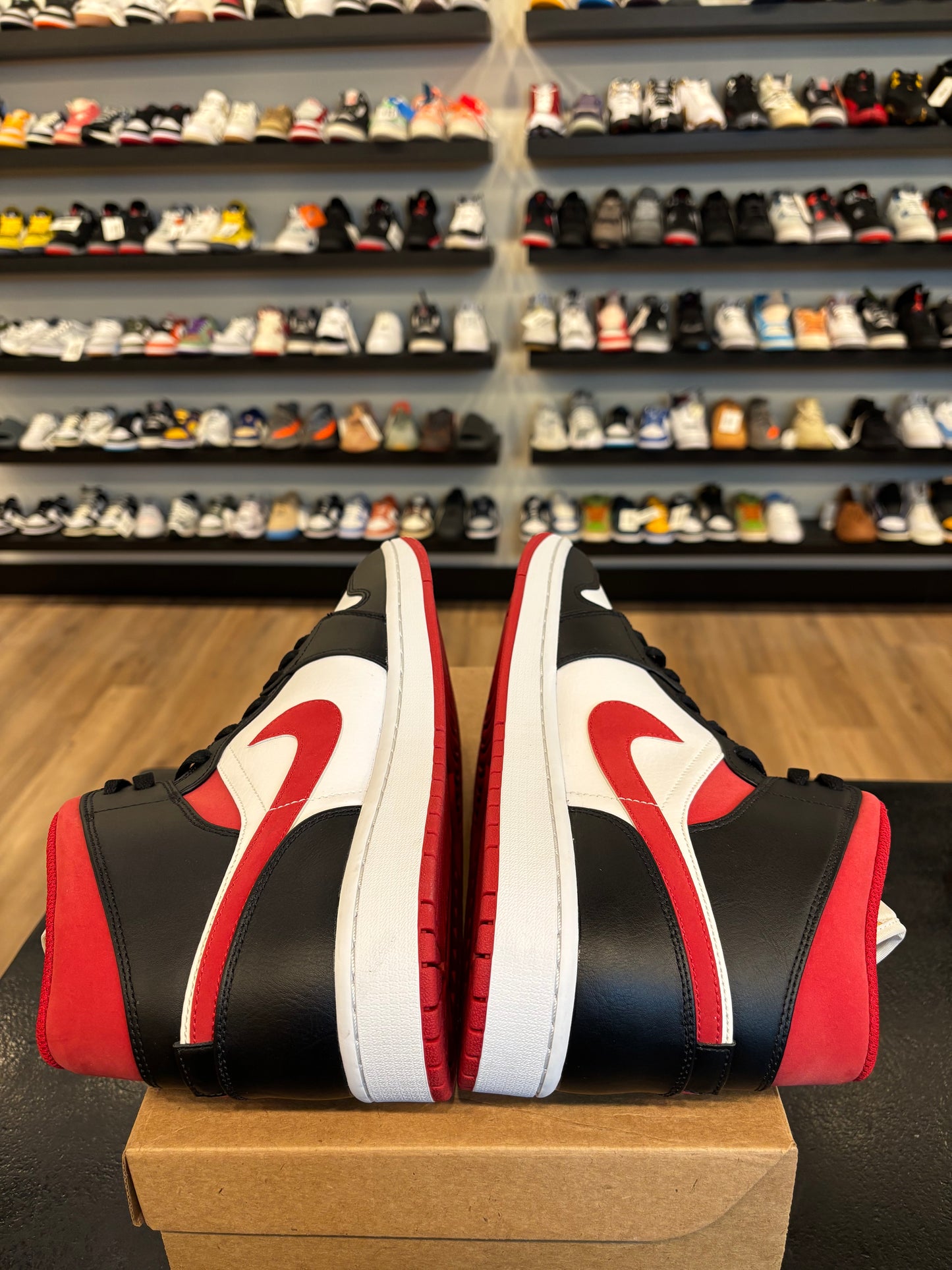 Jordan 1 Mid Team Red Size 13 Brand New (No Box)
