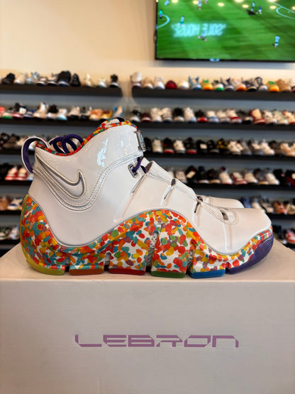 Nike Lebron 4 Fruity Pebble 2024 Size 10.5 Pre-Owned