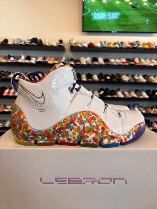 Nike Lebron 4 Fruity Pebble 2024 Size 10.5 Pre-Owned