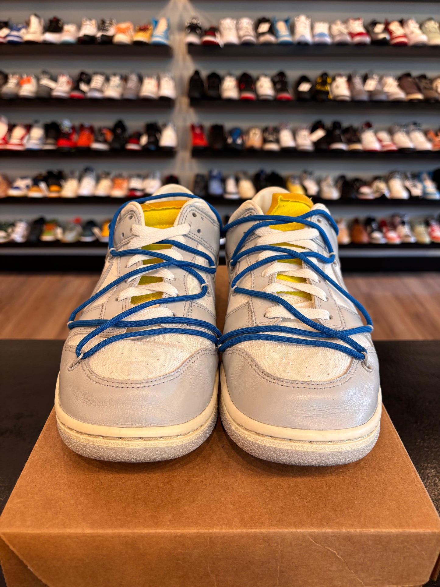 Nike Dunk Low Off-White Lot 10 Size 11 Pre-Owned (No Box)