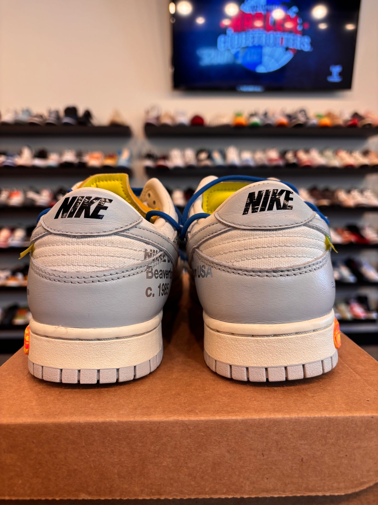 Nike Dunk Low Off-White Lot 10 Size 11 Pre-Owned (No Box)