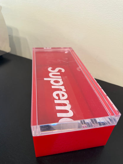 Supreme Acrylic Box Red Pre-Owned