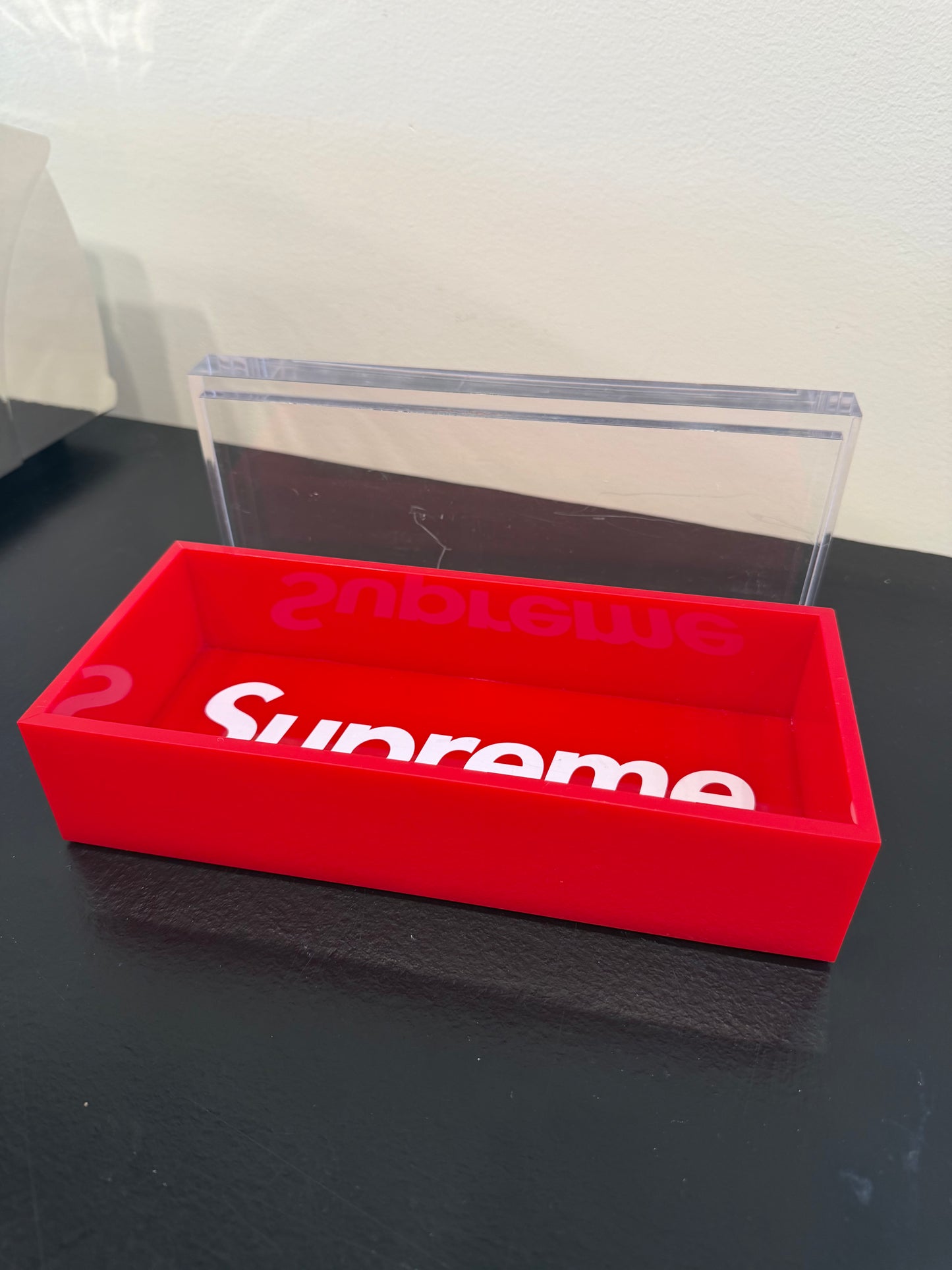 Supreme Acrylic Box Red Pre-Owned