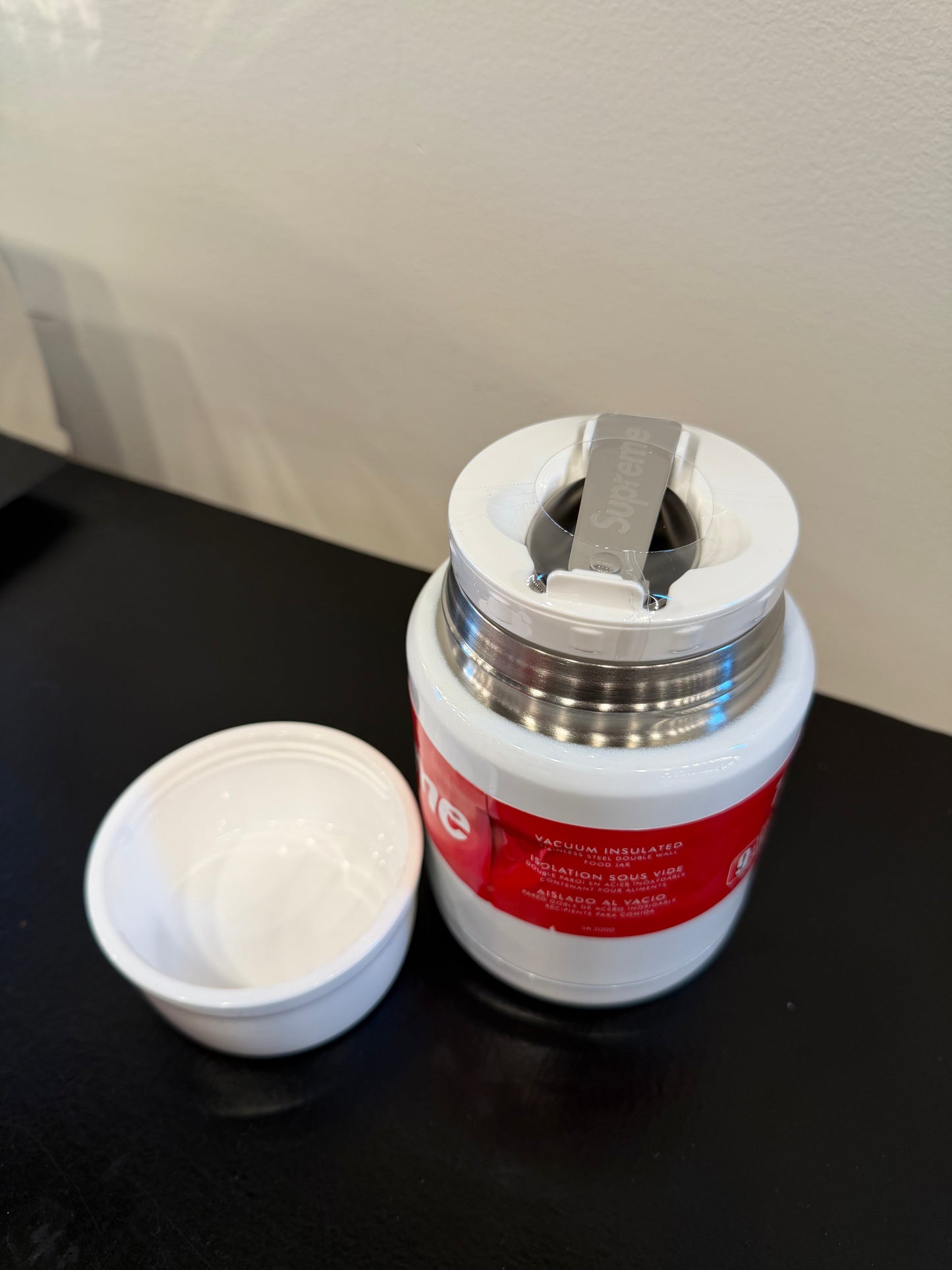Supreme Thermos With Spoon Brand New