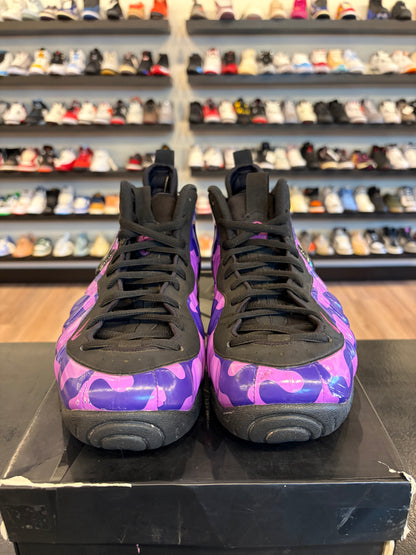 Nike Foamposite Purple Camo Size 11 Pre-Owned