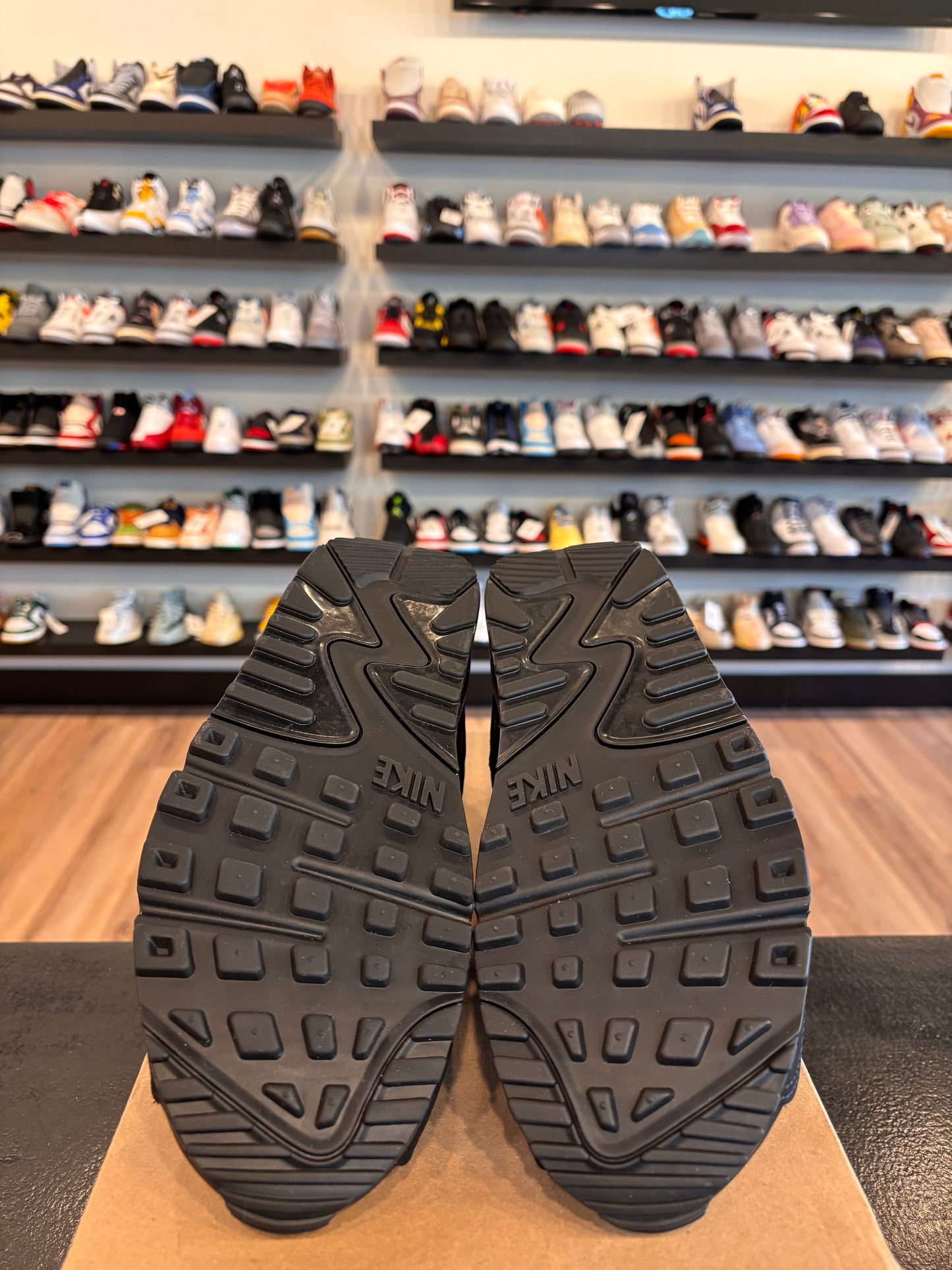 Nike Air Max 90 Triple Black Size 12 Pre-Owned (No Box)