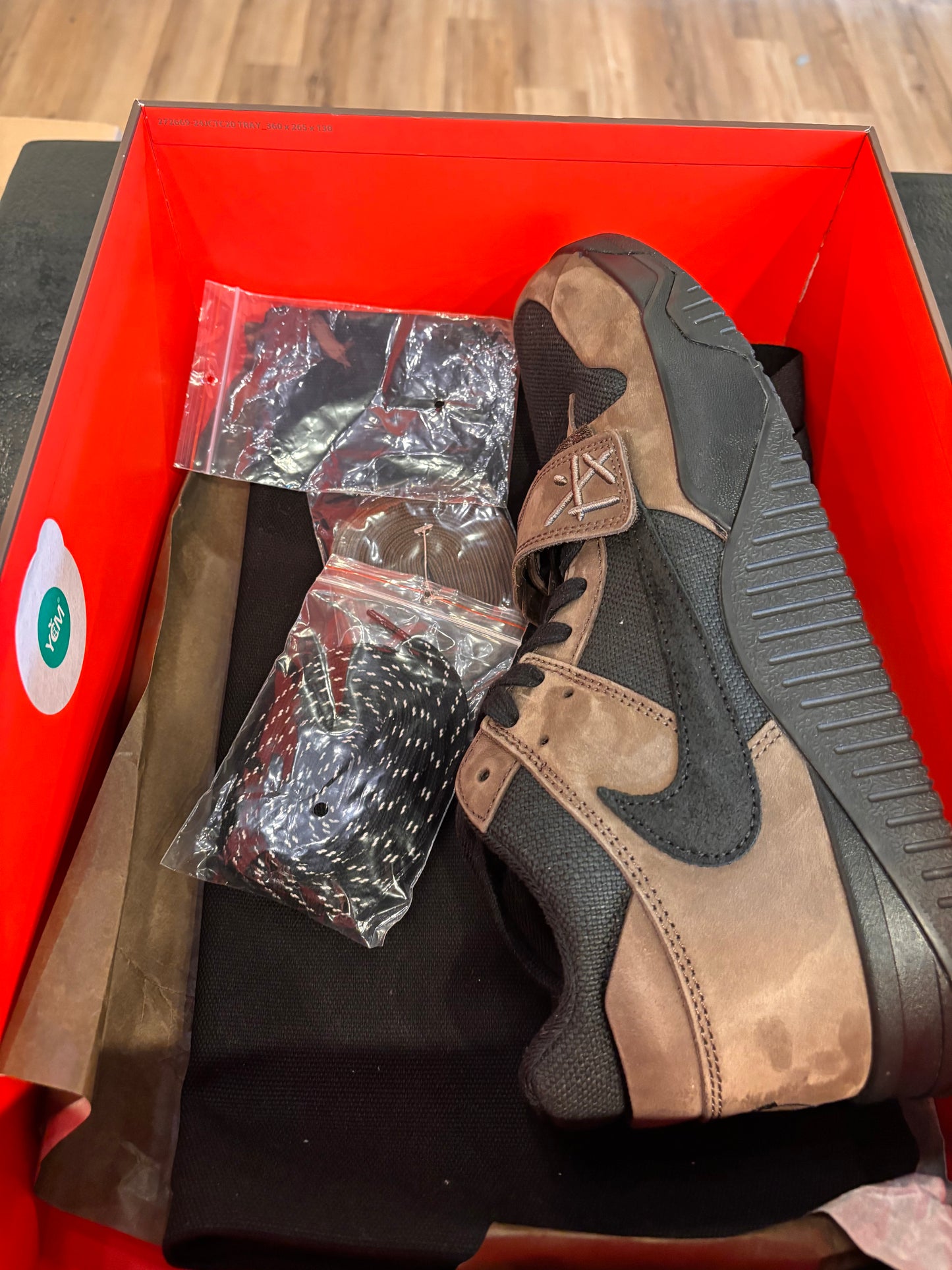 Jordan Jumpman Jack Travis Scott Dark Mocha Size 12 Pre-Owned