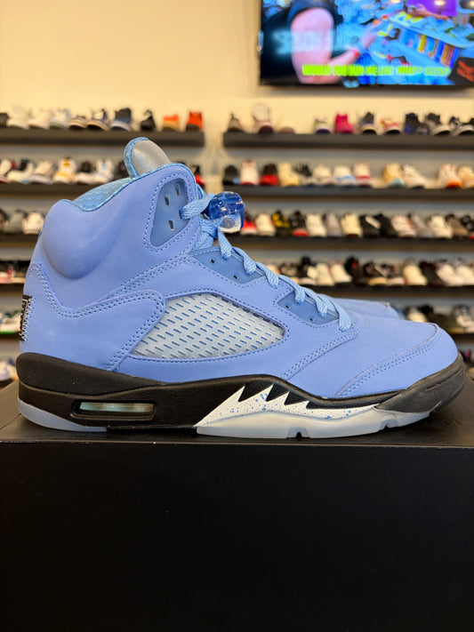 Jordan 5 University Blue Size 10.5 Brand New