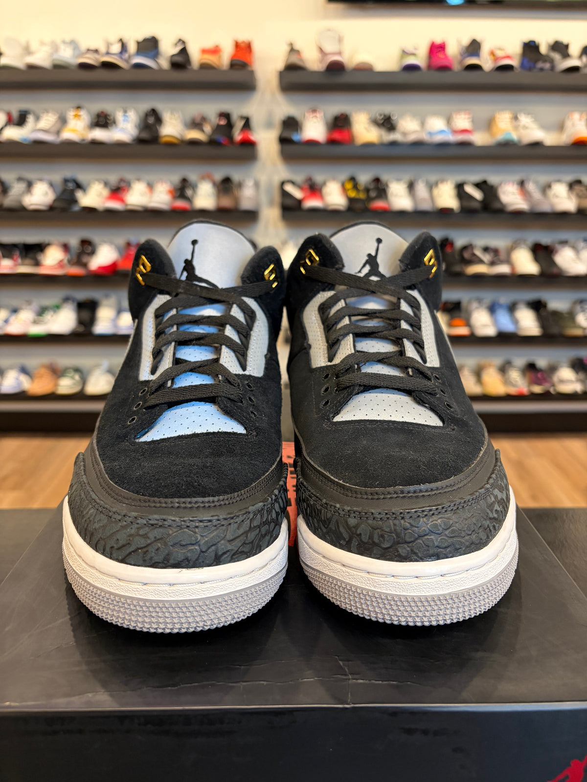 Jordan 3 Tinker Black Cement Size 11.5 Pre-Owned