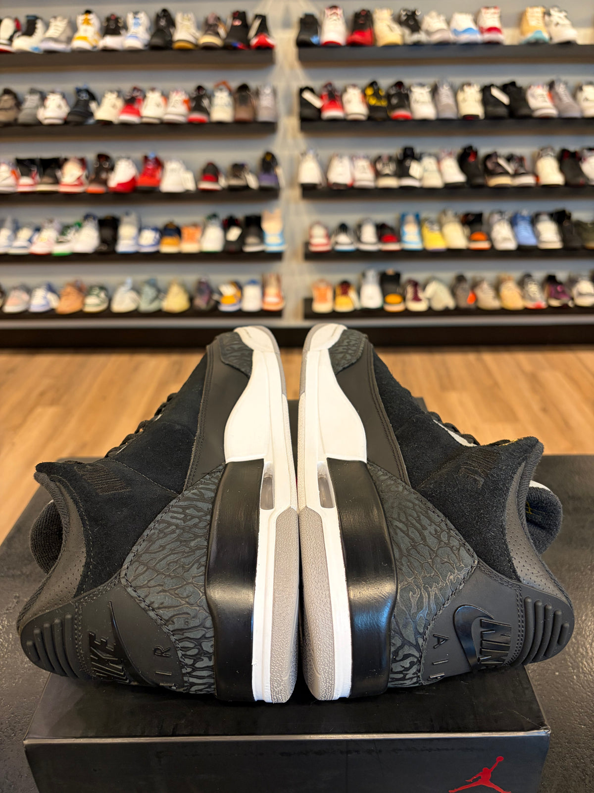 Jordan 3 Tinker Black Cement Size 11.5 Pre-Owned