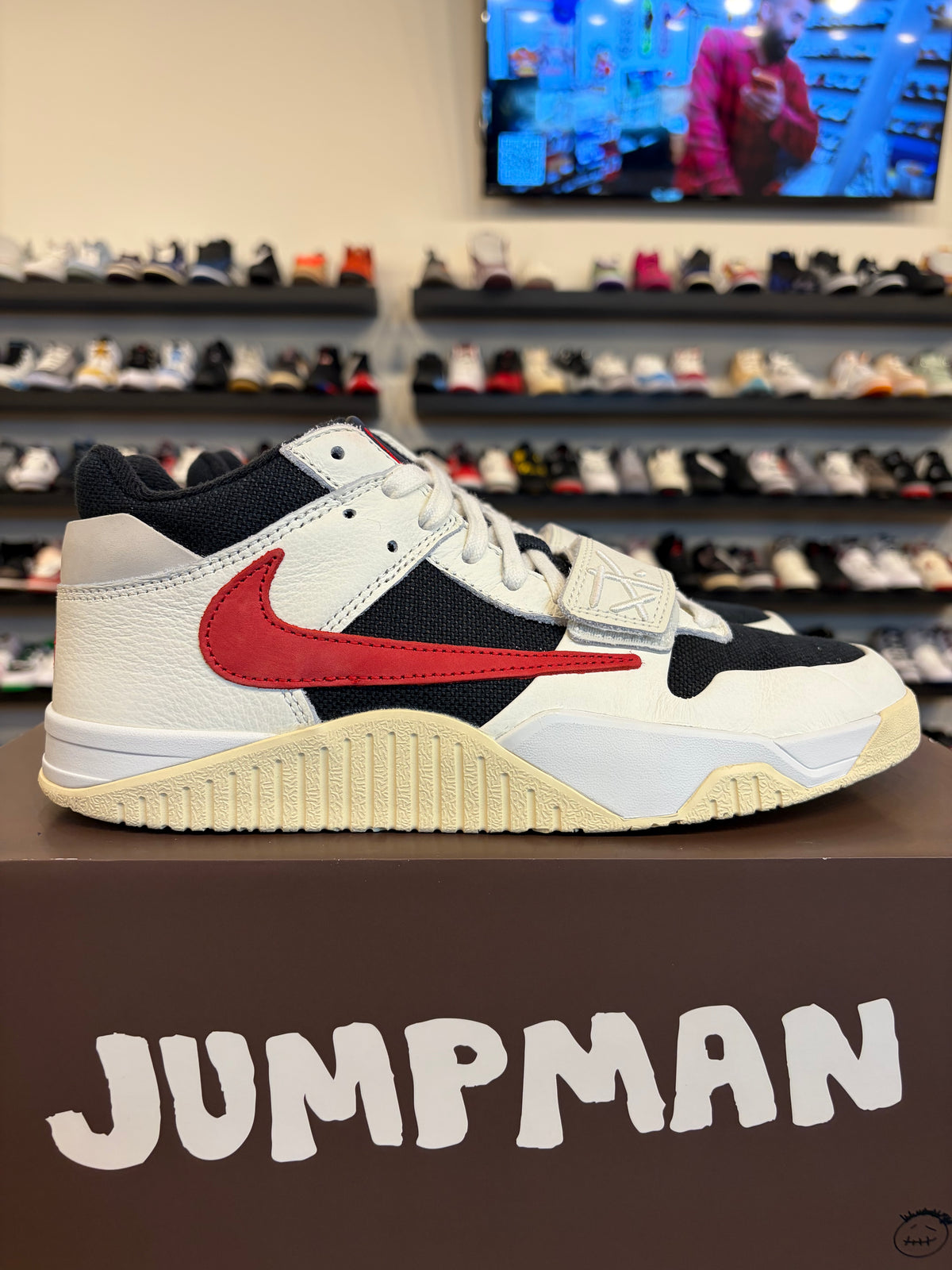 Jordan Jumpman Jack Travis Scott University Red Size 10 Pre-Owned