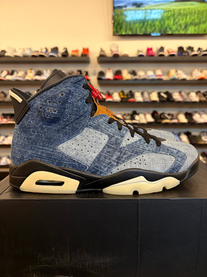 Jordan 6 Washed Denim Size 9.5 Pre-Owned