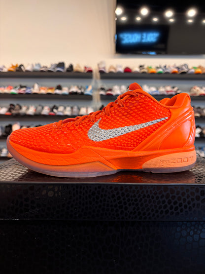 Nike Kobe 6 Protro Total Orange Size 7.5 Pre-Owned