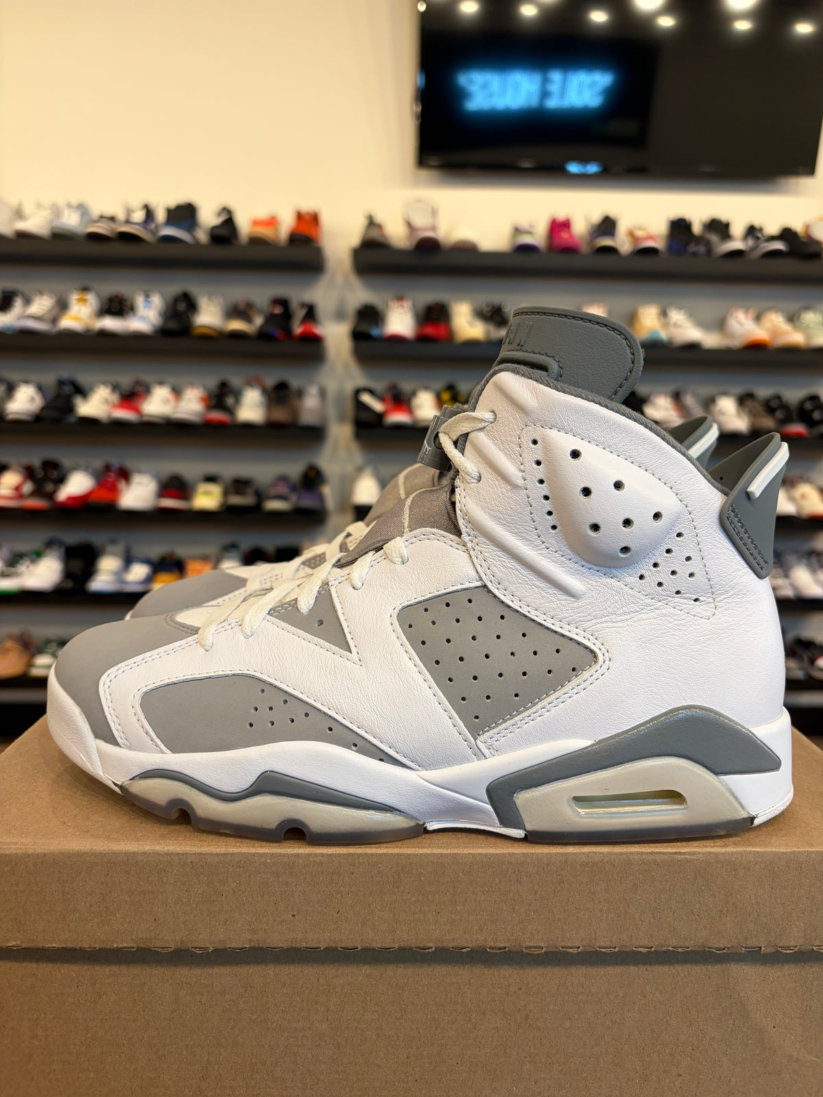 Jordan 6 Cool Grey Size 9.5 Pre-Owned (No Box)