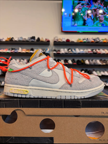 Nike Dunk Low Off-White Lot 11 Size 9.5 Pre-Owned