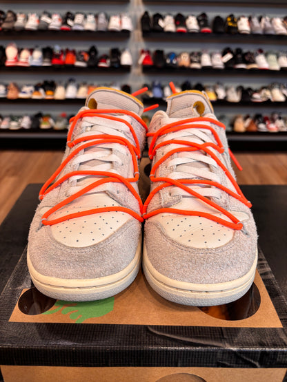 Nike Dunk Low Off-White Lot 11 Size 9.5 Pre-Owned