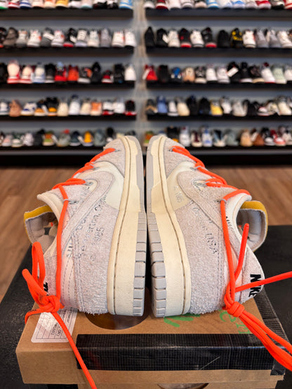 Nike Dunk Low Off-White Lot 11 Size 9.5 Pre-Owned