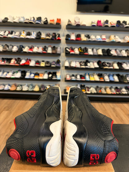 Jordan 9 Low Black Gym Red Size 12 Pre-Owned (No Box)