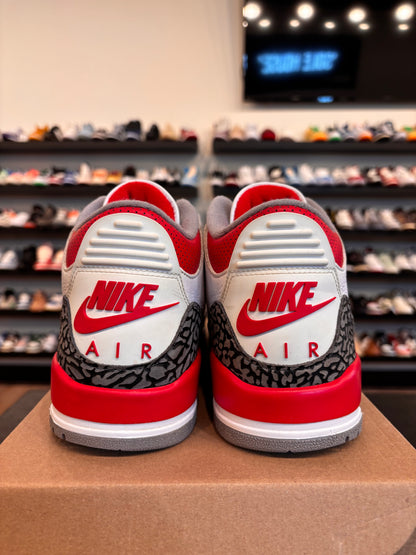 Jordan 3 Fire Red 2022 Size 11 Pre-Owned (No Box)