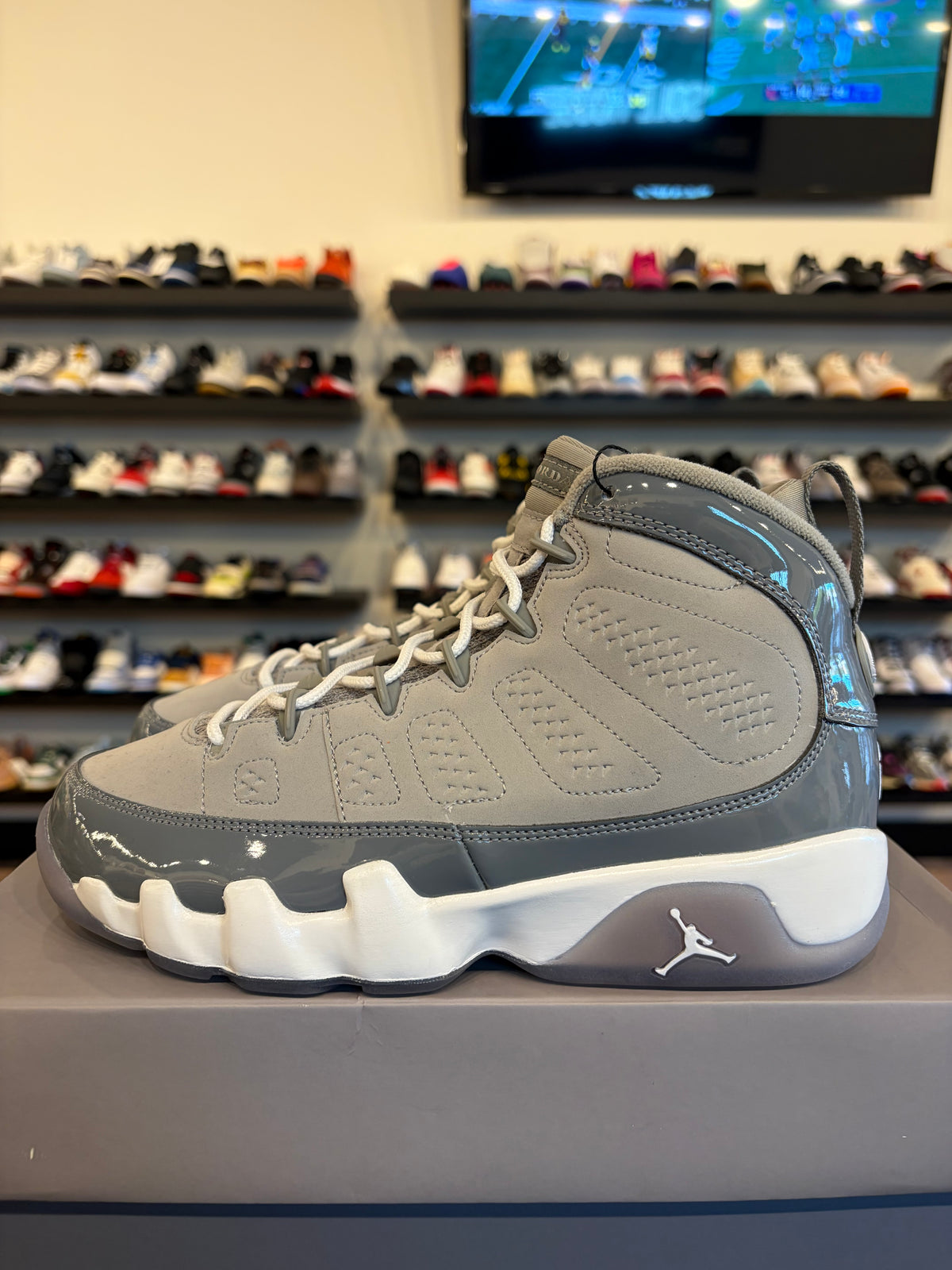 Jordan 9 Cool Grey Size 6.5Y (8W) Brand New