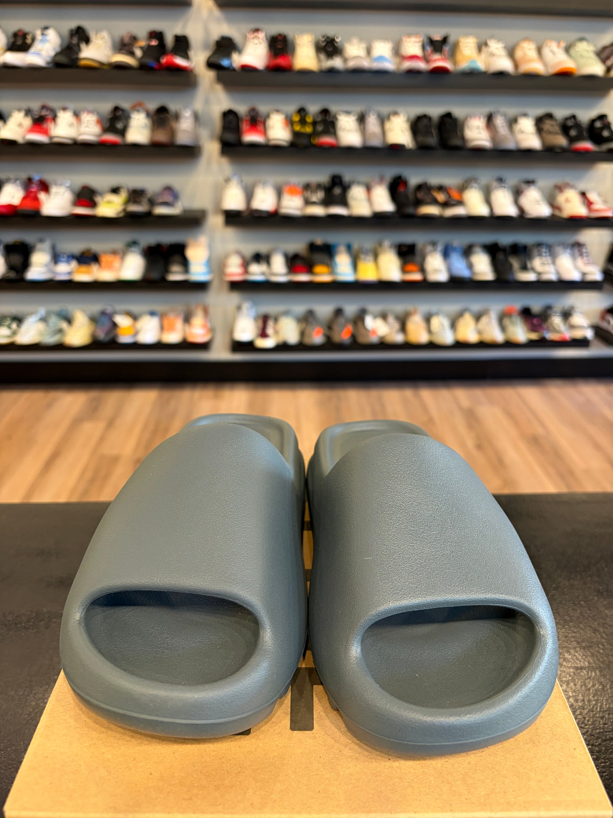 Yeezy Slide Slate Marine Size 4 Brand New