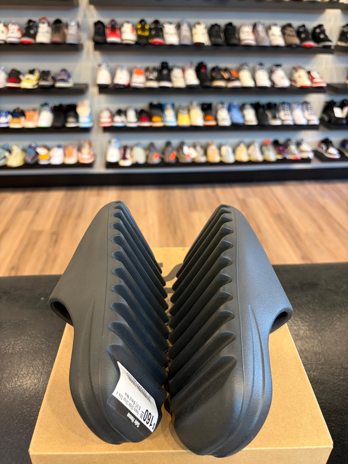 Yeezy Slide Onyx Size 4 (5.5W) Brand New