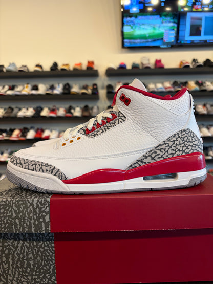 Jordan 3 Cardinal Size 10 Brand New