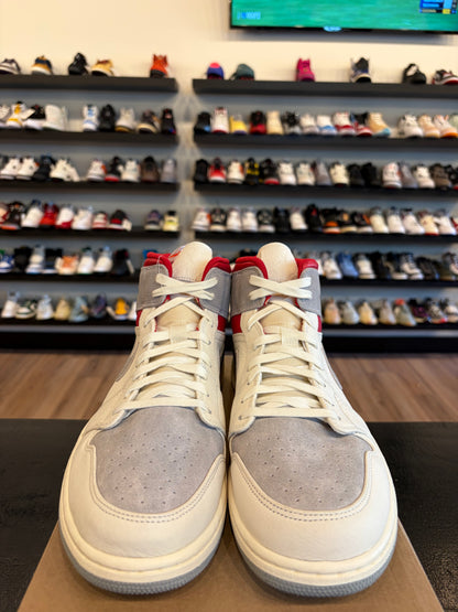 Jordan 1 Mid Grey Red Size 13 Brand New (No Box)