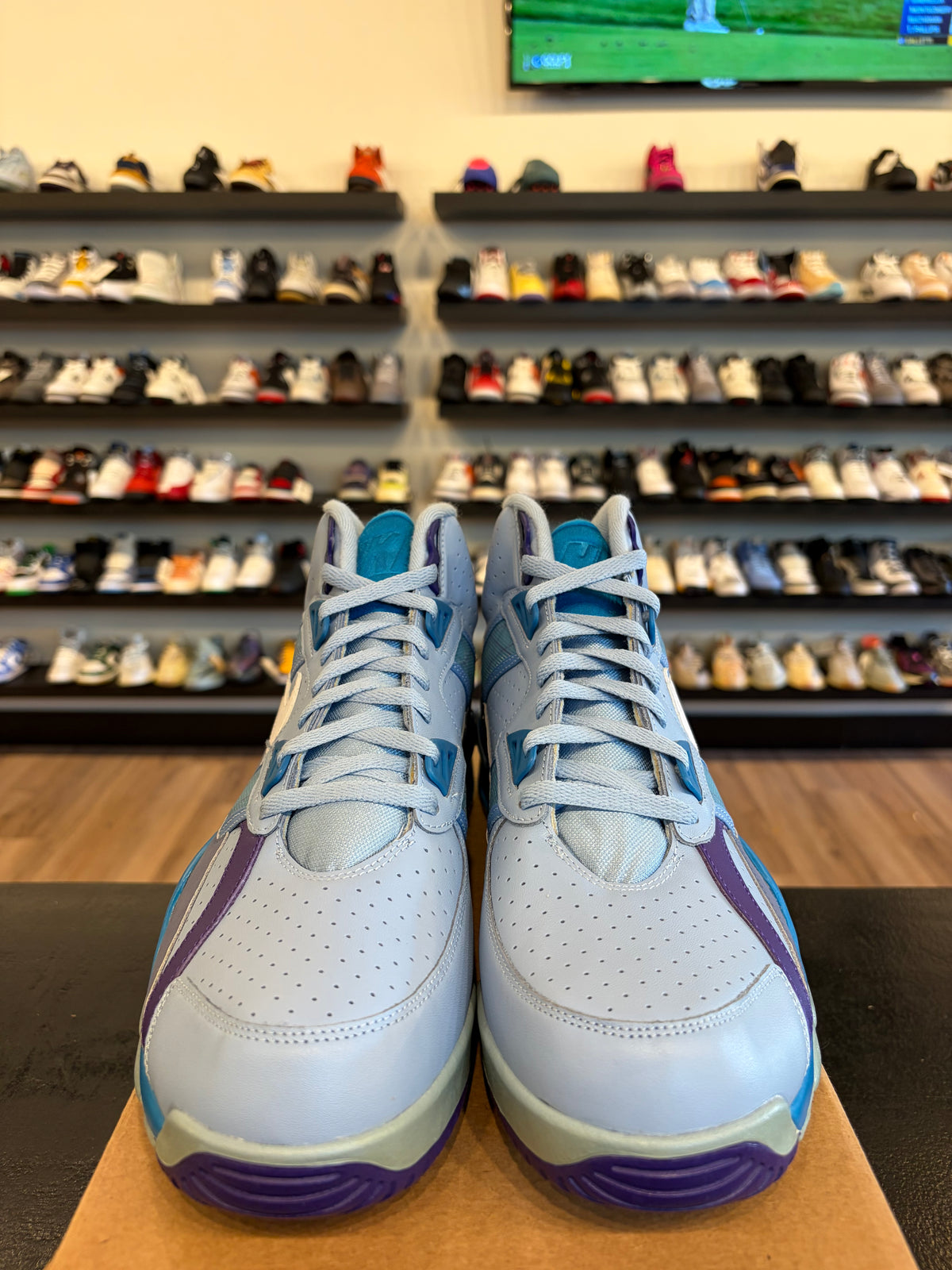 Nike Air Tech Challenge Blue Size 13 Pre-Owned (No Box)