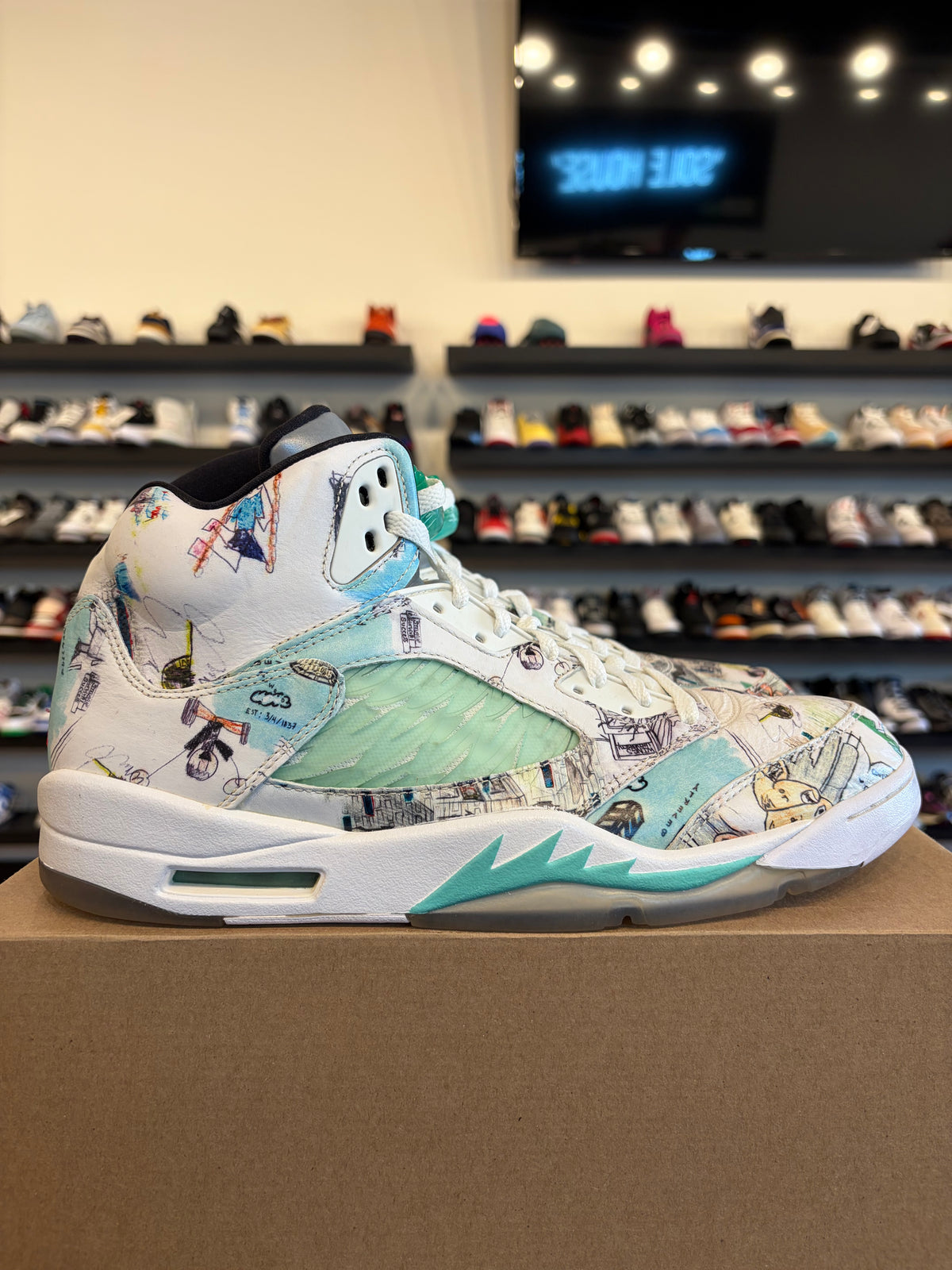 Jordan 5 Wings Size 13 Pre-Owned (No Box)