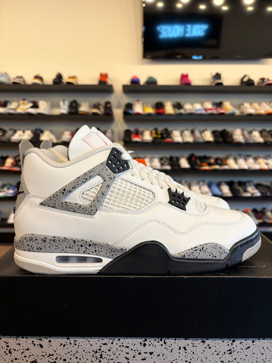 Jordan 4 White Cement 2025 Size 10.5 Brand New