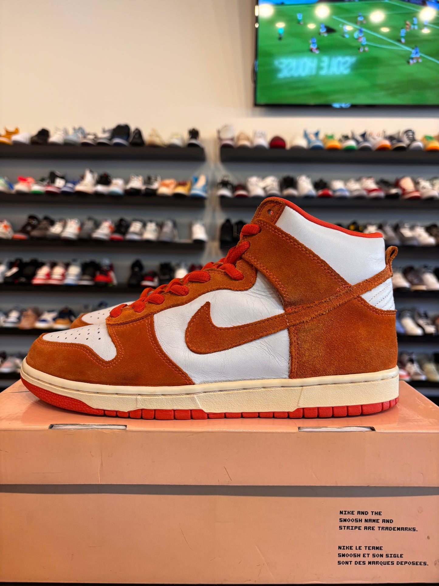 Nike SB Dunk High Syracuse 2005 Size 10 Pre-Owned