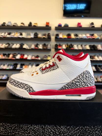 Jordan 3 Cardinal Size 7Y (8.5W) Brand New