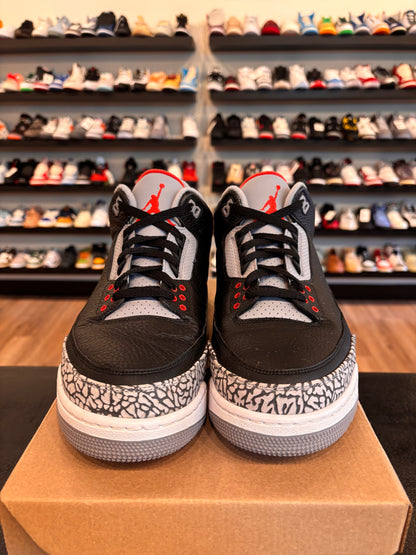 Jordan 3 Black Cement 2018 Size 12 Pre-Owned (No Box)
