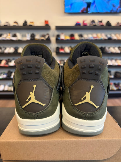 Jordan 4 Craft Olive Size 10.5 Pre-Owned (No Box)