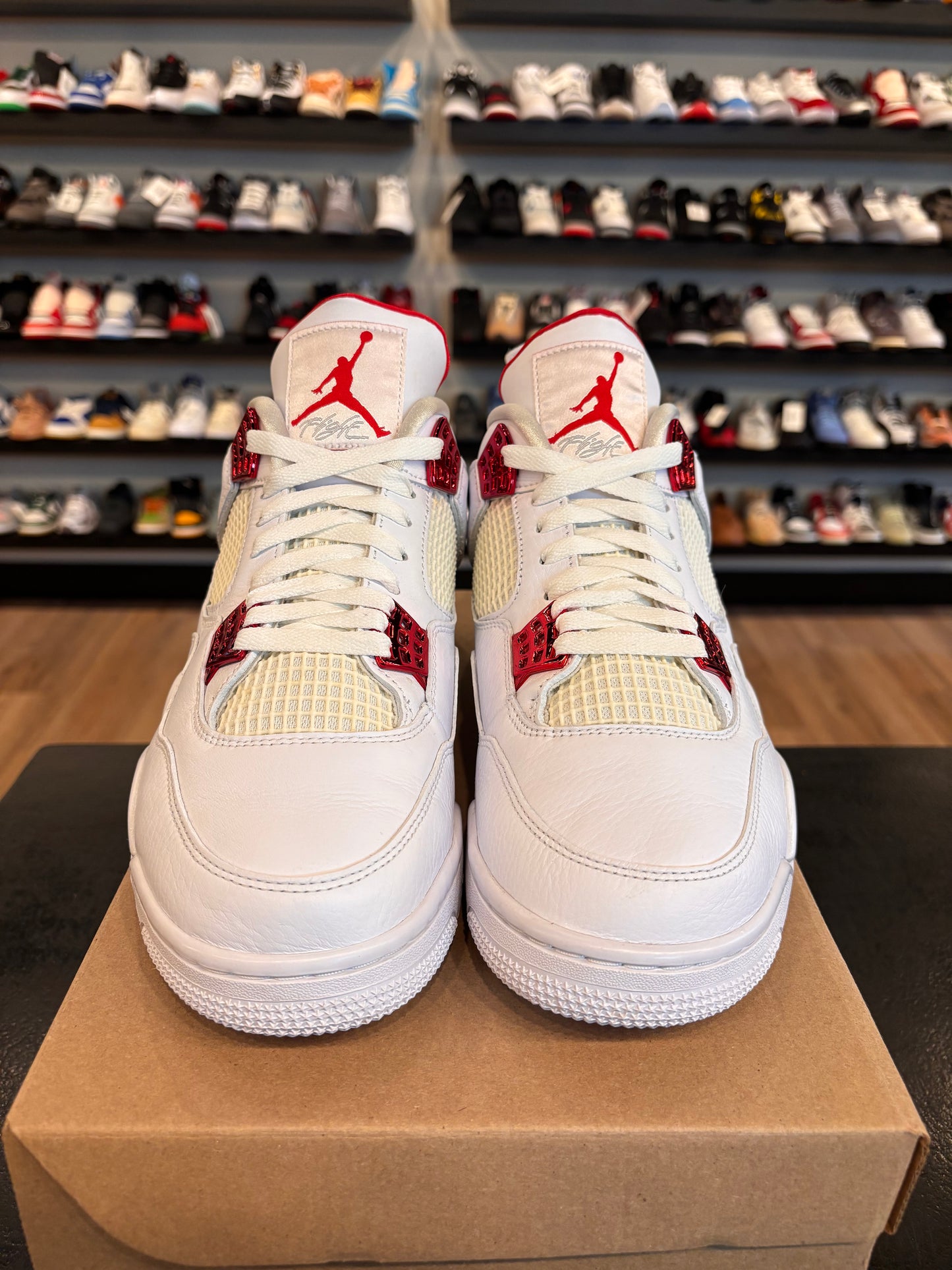 Jordan 4 Red Metallic Size 11.5 Pre-Owned (No Box)